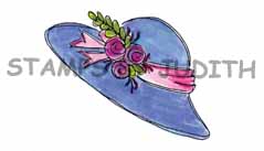 G-131-HK Swirl Flower Hat